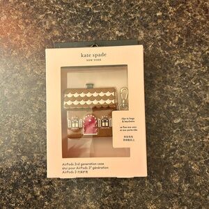 Kate Spade Festive Gingerbread AirPods Case